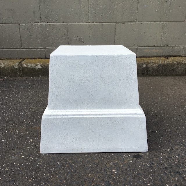 PLINTH, Pedestal Whitewash 39 x 39 x 35cm H (for URN0050)